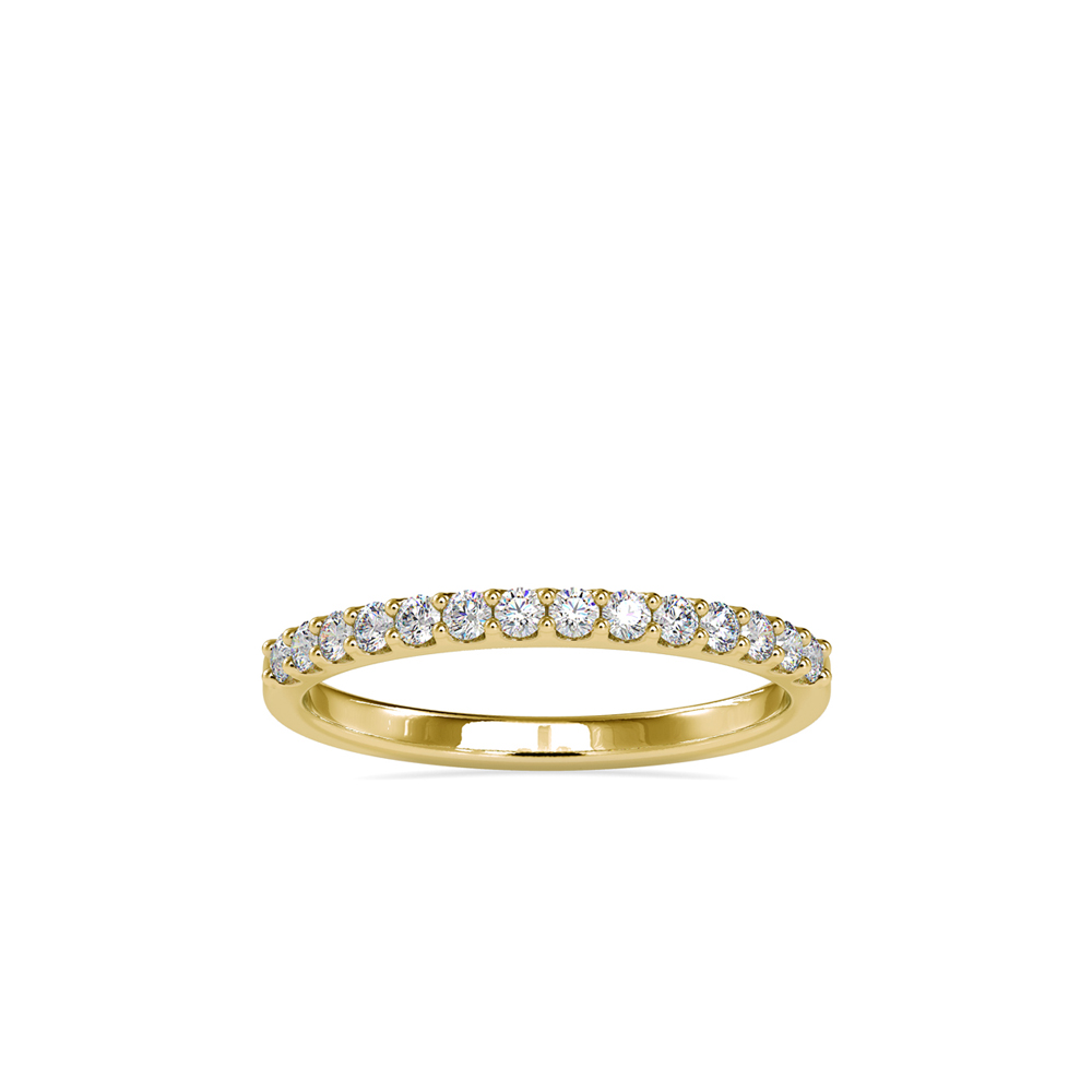 Shared-Prong Diamond Wedding Band