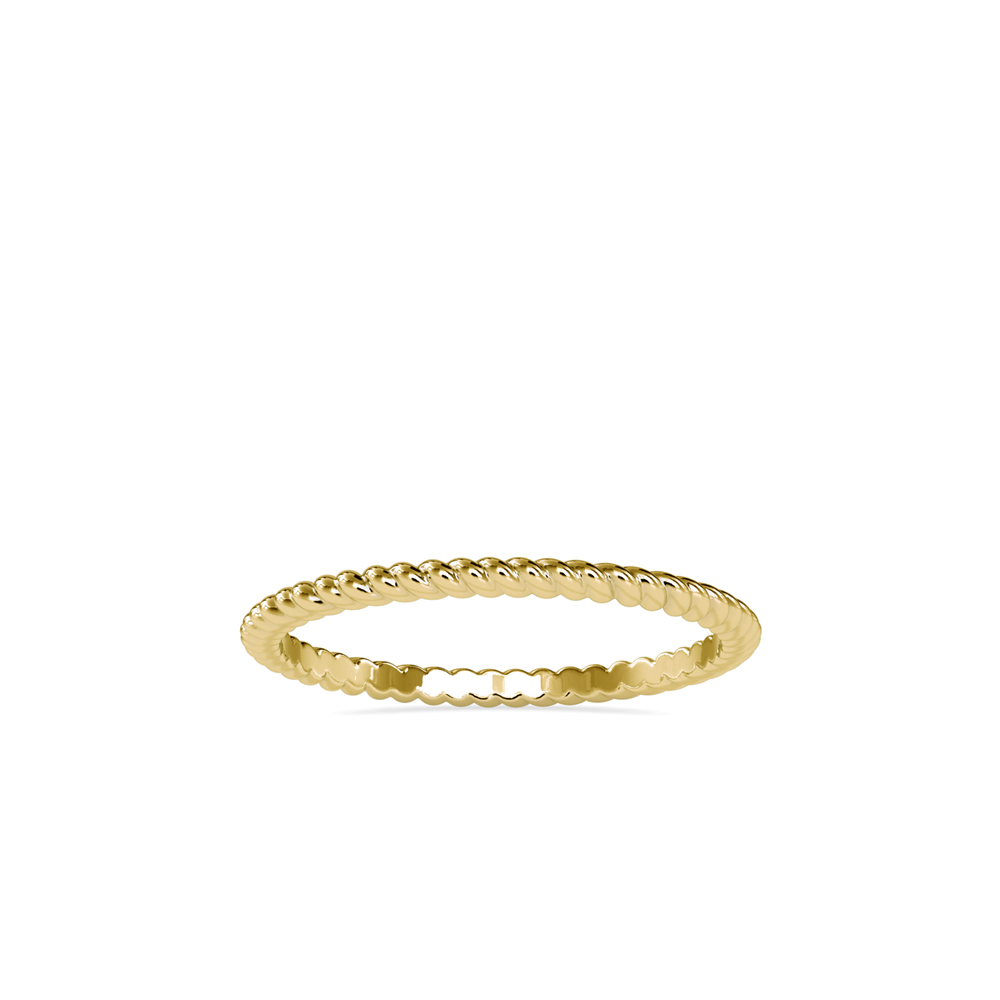 Twisted Rope Stacking Ring