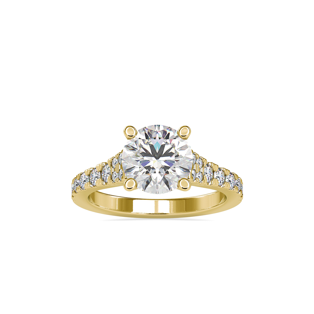 Brilliant Round Diamond Engagement Ring