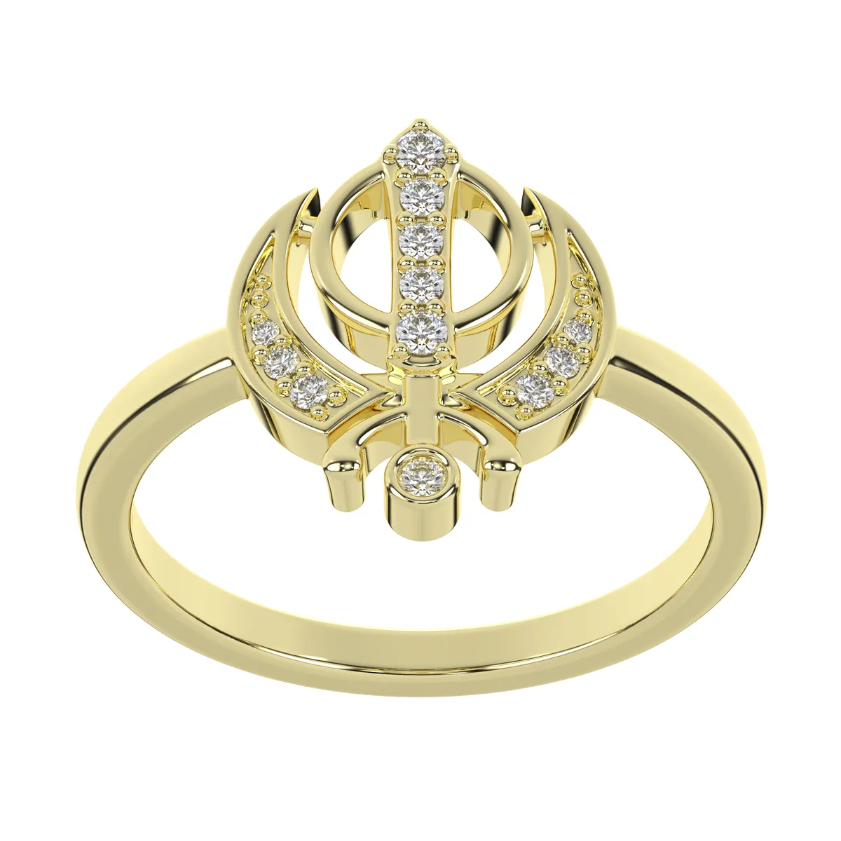 Religious/Spiritual Khanda Ring