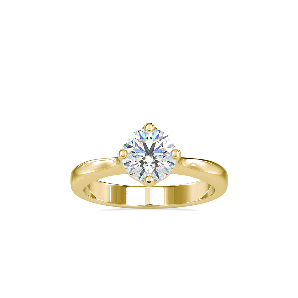 Solitaire Engagement Ring in Yellow Gold