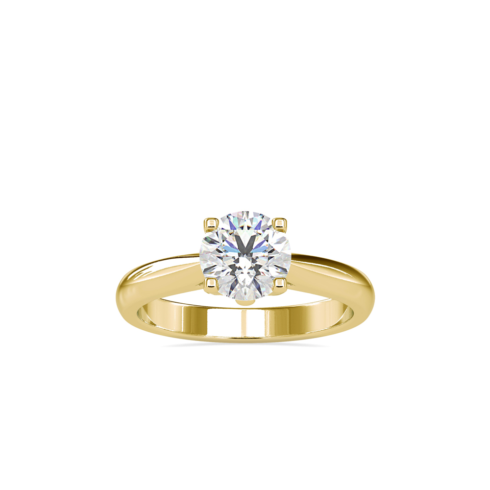 Traditional Round Brilliant Cut Solitaire Ring