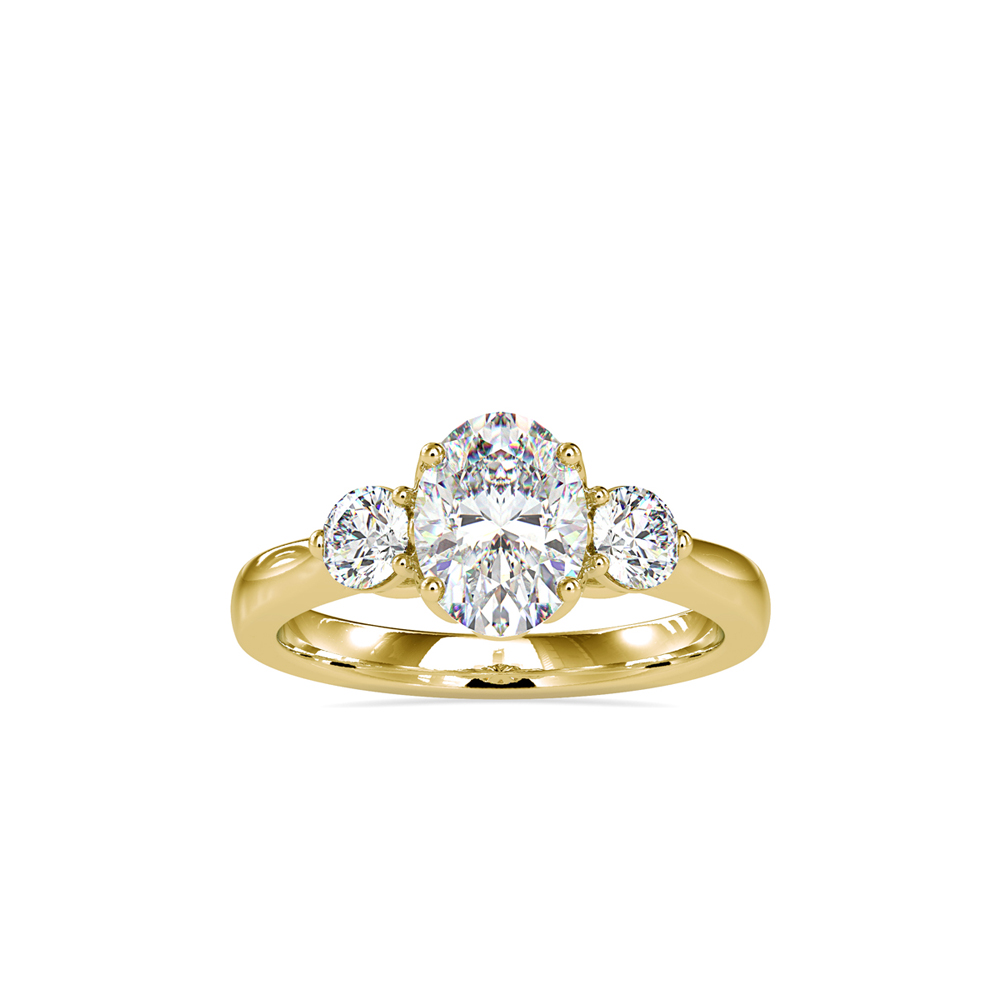 The Traditional Three-Stone Solitaire
