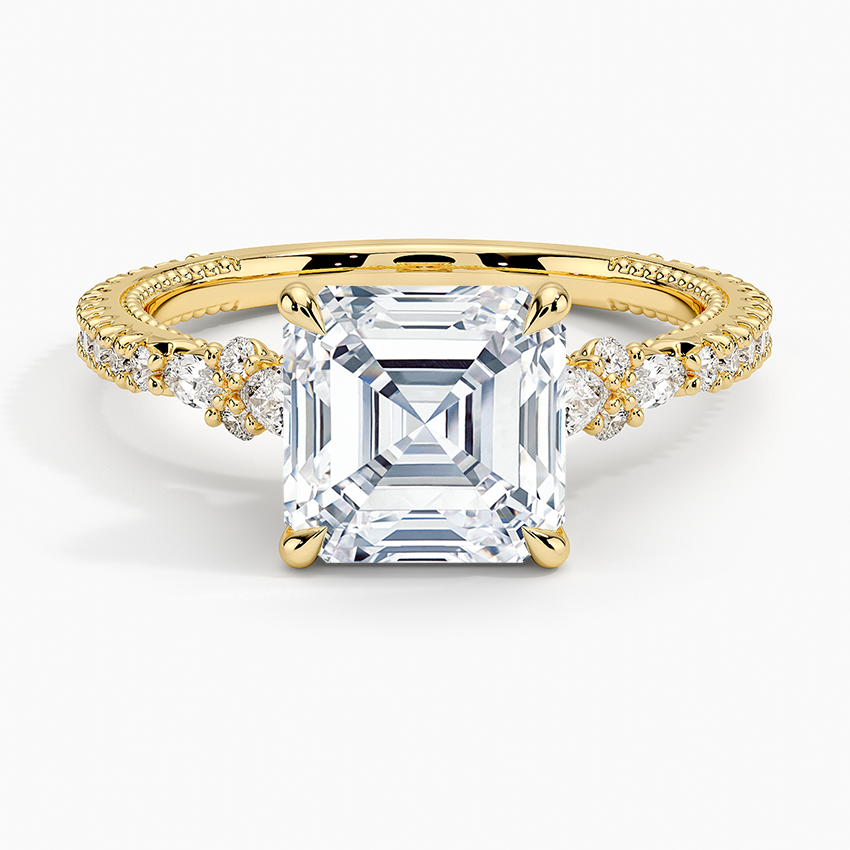 Vintage-Inspired Diamond Cluster Ring