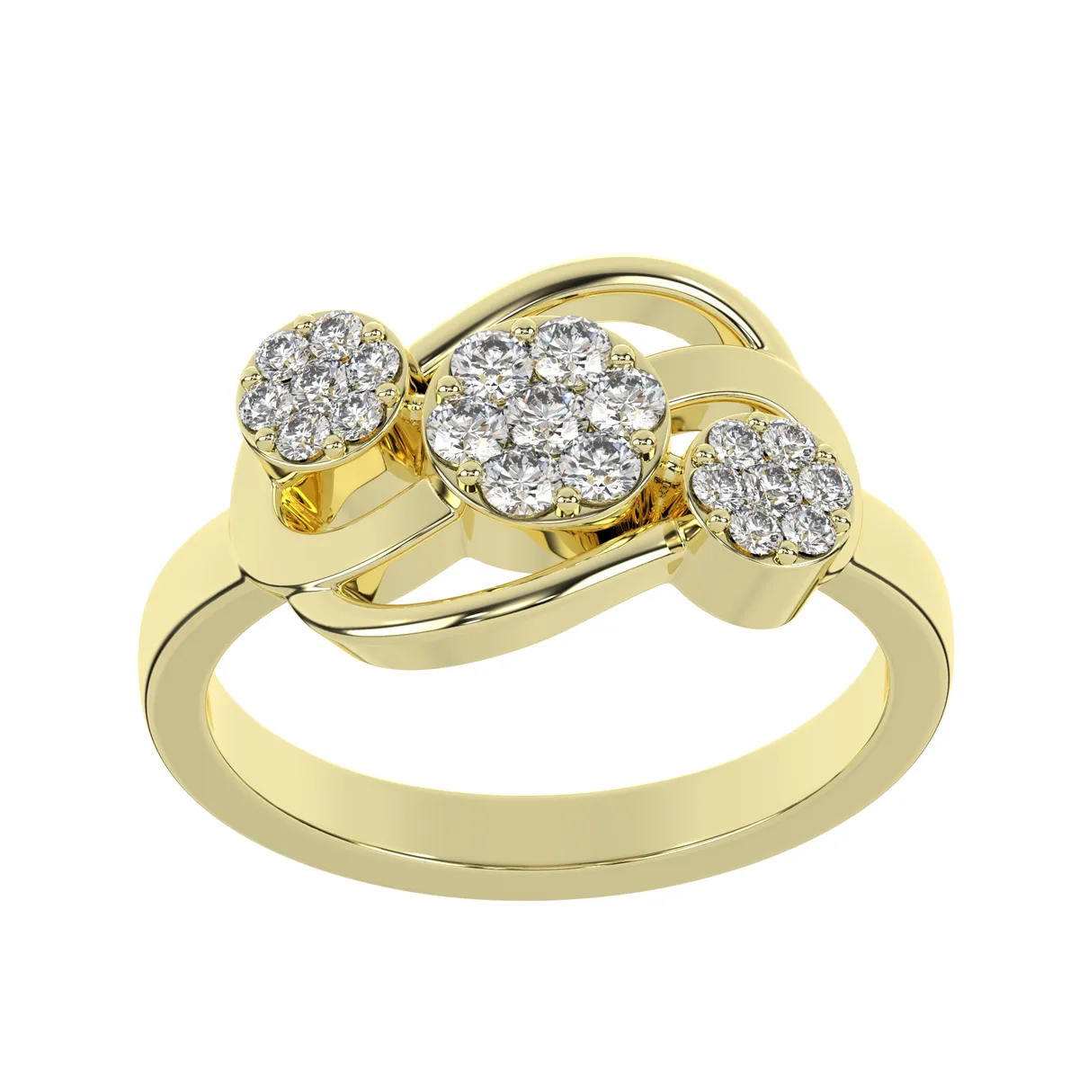 The Modern Art Diamond Ring