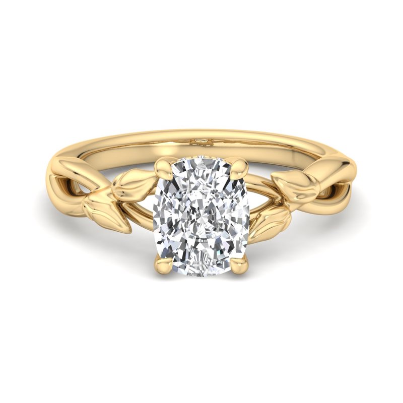 Vine of Love Oval Engagement Ring